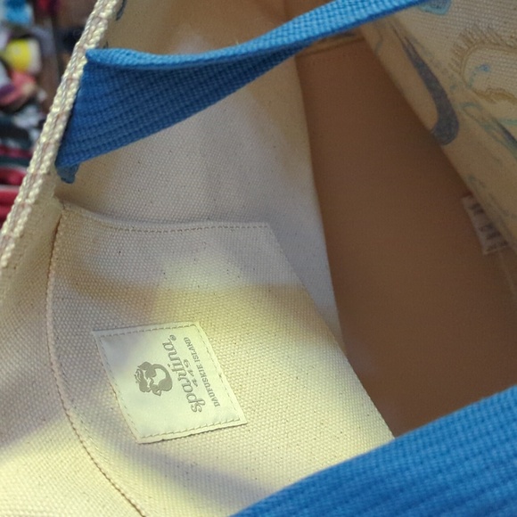 Spartina 449 Sturdy Canvas Beach Overboard Tote New With Tags. - Picture 5 of 5